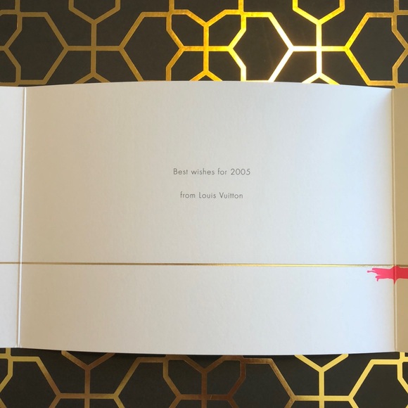 Louis Vuitton “Best Wishes for 2005” greeting foldout card - Picture 5 of 8